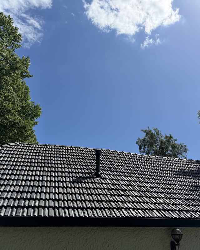Na: Dakreiniging woning